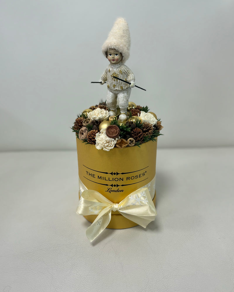 Zlatý Basic Vianočný box - The Million Roses Slovakia