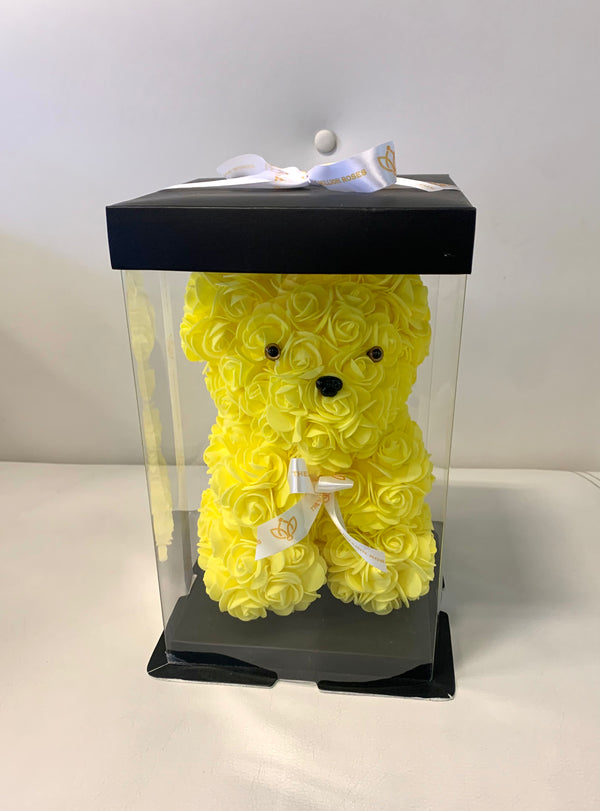 Rose Bear -Yellow - The Million Roses Slovakia