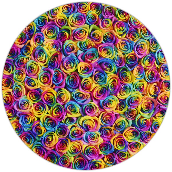 Cube - Rainbow Roses - Black Box - The Million Roses Slovakia