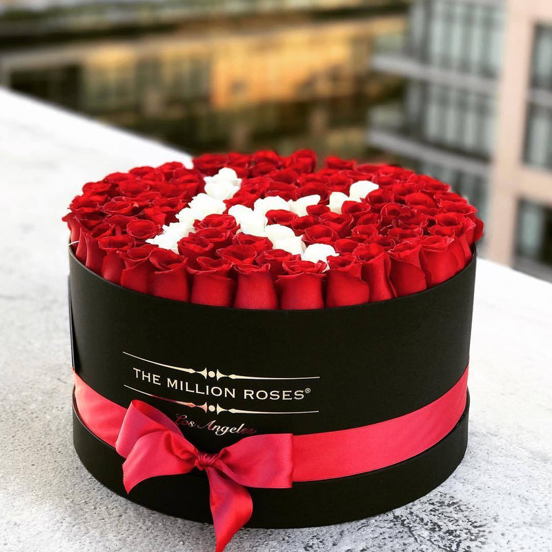 The Million Large Luxury Box - Custom Personalised Box - The Million Roses Slovakia