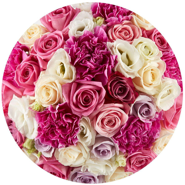 Small - Mix Roses - White Box - The Million Roses Slovakia