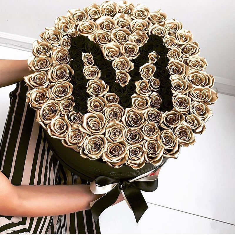 The Million Large Luxury Box - Custom Personalised Box - The Million Roses Slovakia