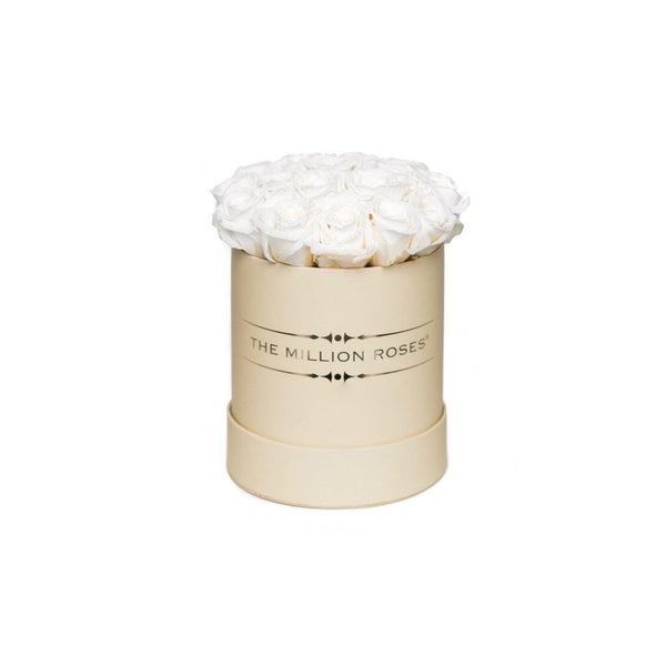 The Million Basic - White  Roses - Vanilla Box - The Million Roses Slovakia