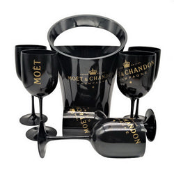 Moet Chandon Black zásobník na ľad a poháre - The Million Roses Slovakia