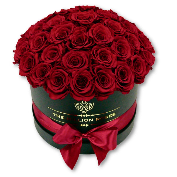 Medium - Red Roses "Sphere" - Black Box - The Million Roses Slovakia