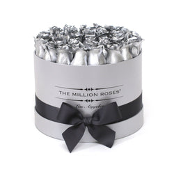 Medium - Silver Roses - Silver Box - The Million Roses Slovakia