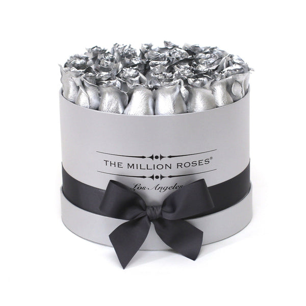 Medium - Silver Roses - Silver Box - The Million Roses Slovakia