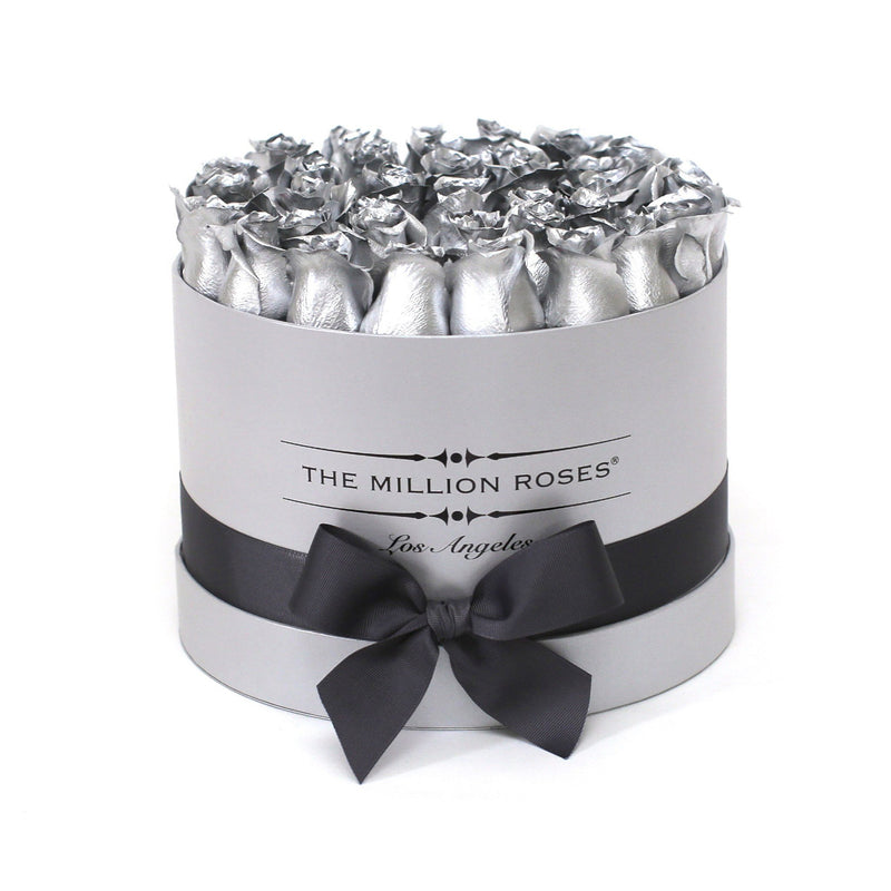 Medium - Silver Roses - Silver Box - The Million Roses Slovakia