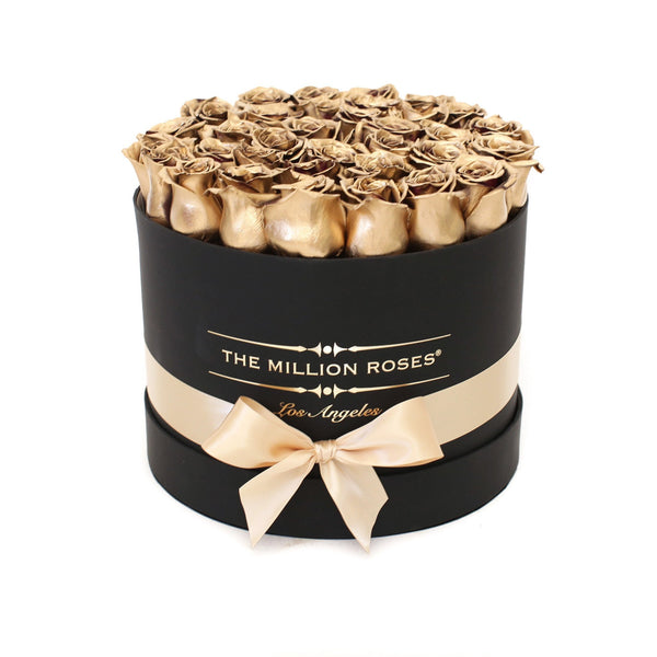 Medium - Gold Roses - Black Box - The Million Roses Slovakia