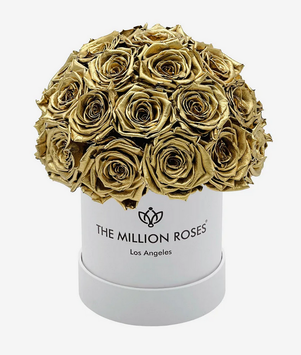 Basic Superdome Eternity Rose Box | Zlaté ruže - The Million Roses Slovakia