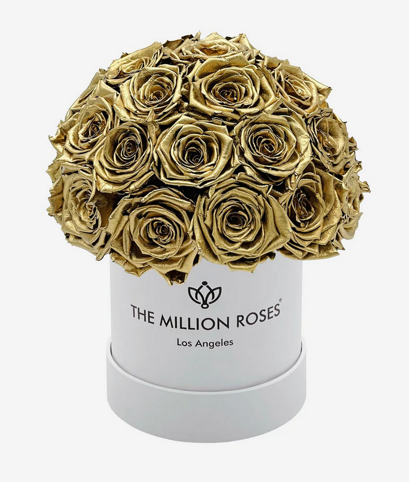Basic Superdome Eternity Rose Box | Zlaté ruže - The Million Roses Slovakia