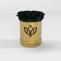 Zlatý basic box - Čierne ruže - The Million Roses Slovakia