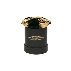 The Million Basic - Black & Gold Eternity Roses - Black Box - The Million Roses Slovakia