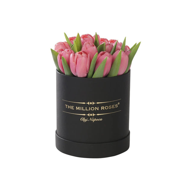 Čierny basic box- Mix tulipánov - The Million Roses Slovakia