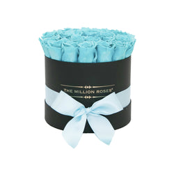 Small - Tiffany Blue Eternity Roses - Black Box - The Million Roses Slovakia