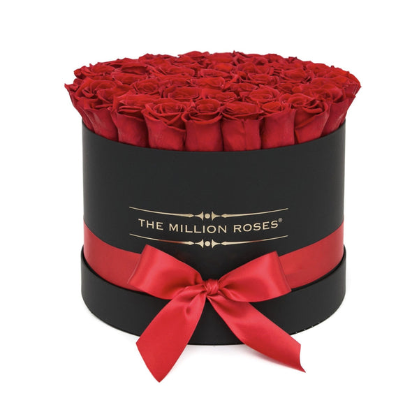 Medium - Red Eternity Roses - Black Box - The Million Roses Slovakia