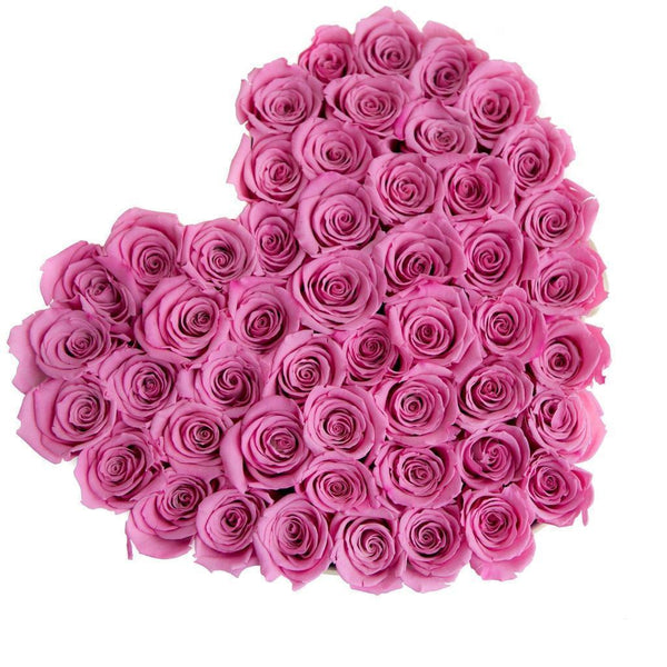 The Million Love Heart - Pink Roses - Vanilla Box - The Million Roses Slovakia