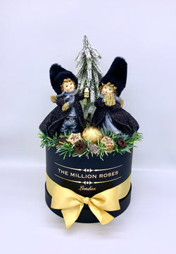 Malý čierny Vianočný box - The Million Roses Slovakia
