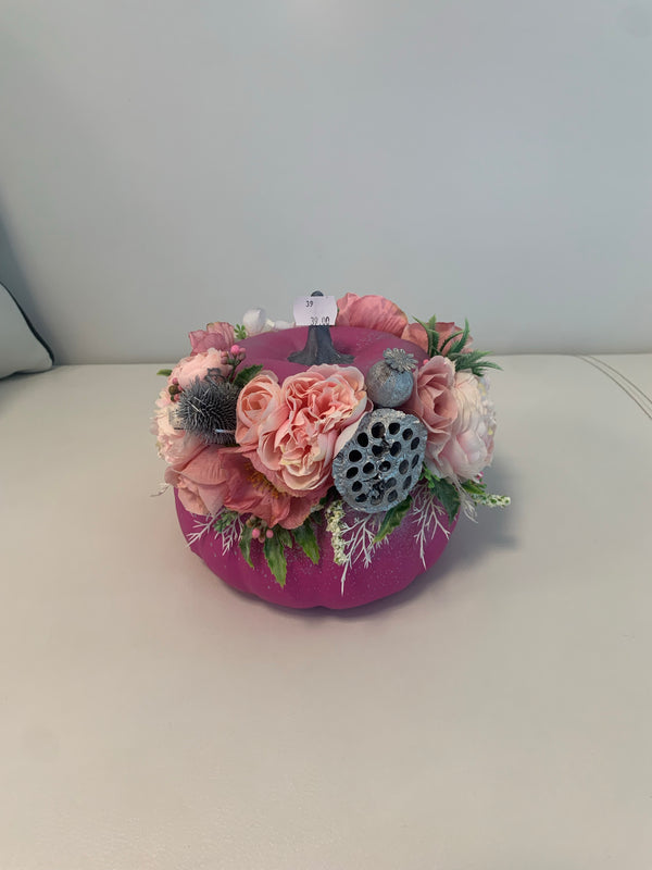 Tekvicová dekorácia- ružová - The Million Roses Slovakia