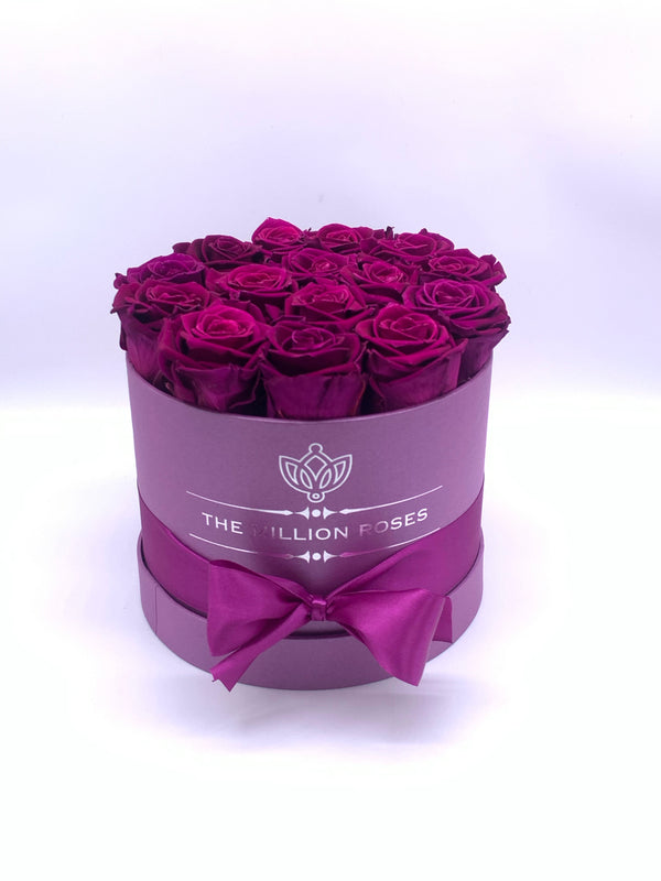 Small - Purple Eternity Roses - Purple Box - The Million Roses Slovakia