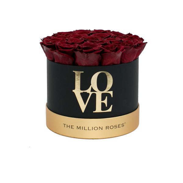 LOVE Small - Red  Roses - The Million Roses Slovakia