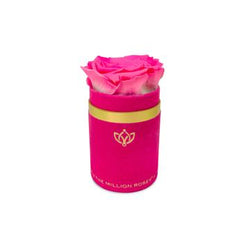 Single Rose Box - Pink Suede - The Million Roses Slovakia