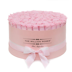 The Million Large Luxury Box - Candy Pink Eternity Roses - Pink Box - The Million Roses Slovakia