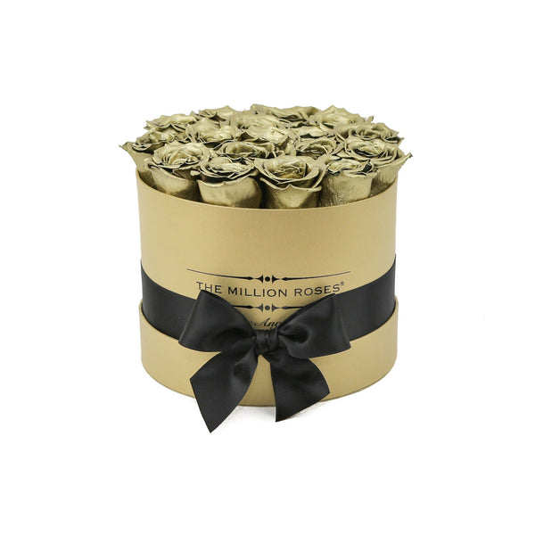 Small - Gold Roses - Gold Box - The Million Roses Slovakia