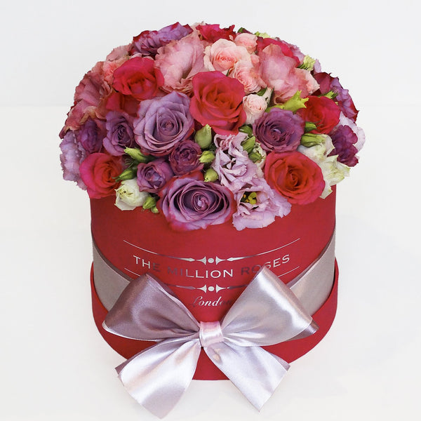 Mix Roses - Small Red Box - The Million Roses Slovakia