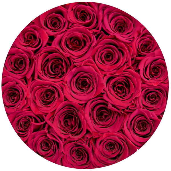 Small - Burgundy Eternity Roses - Vanilla Box - The Million Roses Slovakia