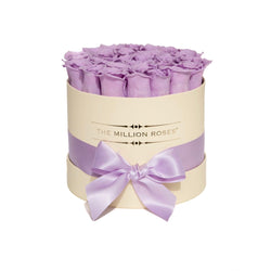 Small - Lavender Eternity Roses - Vanilla Box - The Million Roses Slovakia