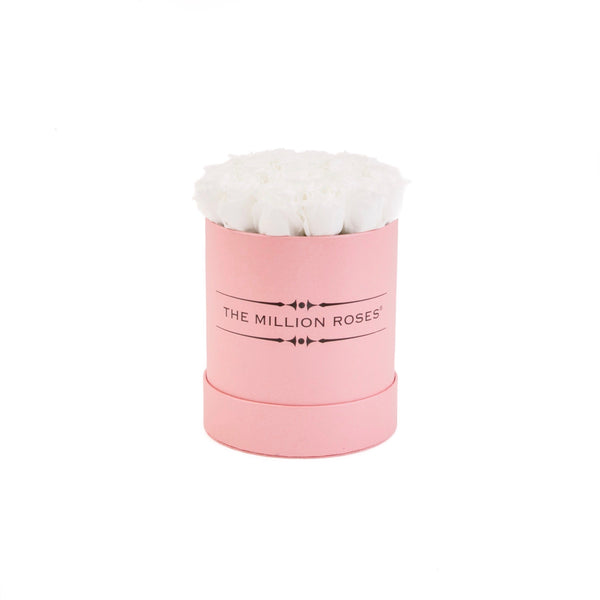 The Million Basic - White Roses - Pink Box - The Million Roses Slovakia